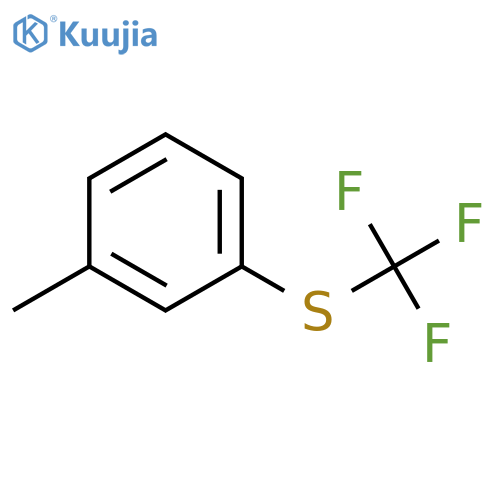 1-methyl-3-(trifluoromethyl)sulfanylbenzene structure