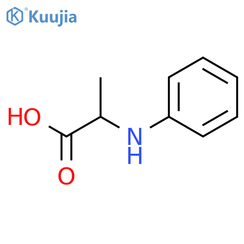 (2S)-2-(phenylamino)propanoic acid structure