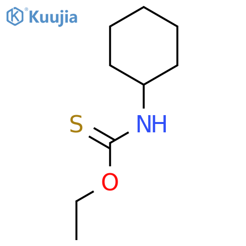 Carbamothioic acid, cyclohexyl-, O-ethyl ester structure