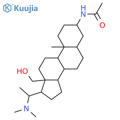 Acetamide,N-[(3b,5a,20S)-20-(dimethylamino)-18-hydroxypregnan-3-yl]- (9CI) structure