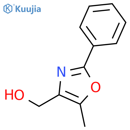 4-Oxazolemethanol,5-methyl-2-phenyl- structure