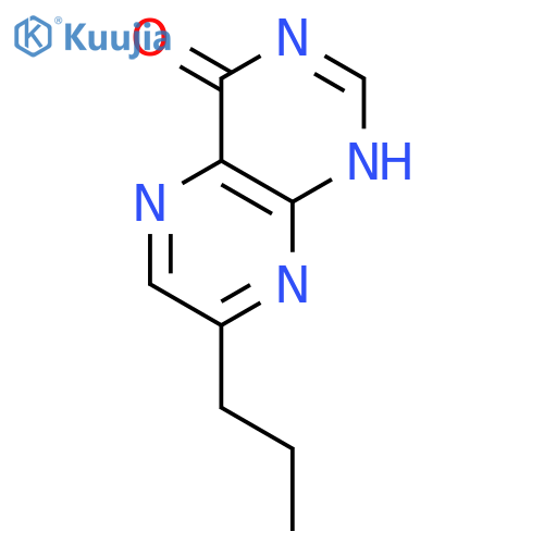 4(1H)-Pteridinone, 7-propyl- structure