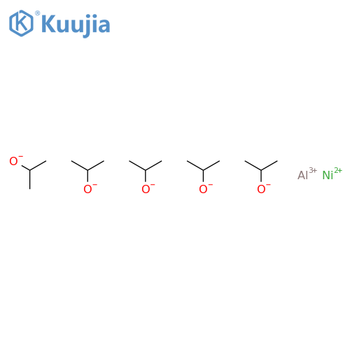2-Propanol, aluminumnickel(2+) salt (8:2:1) (9CI) structure