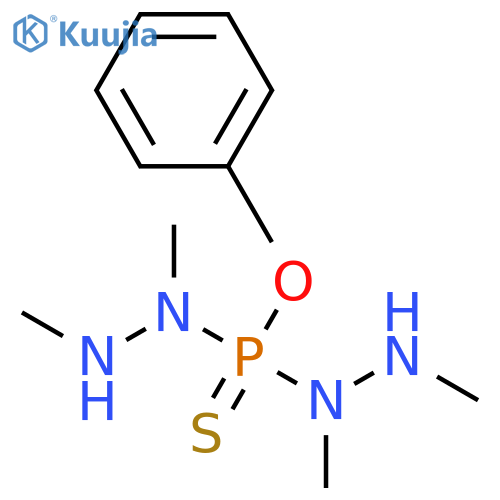 O-phenyl N,N',N'',N'''-tetramethylphosphorodihydrazidothioate structure