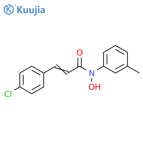 2-Propenamide, 3-(4-chlorophenyl)-N-hydroxy-N-(3-methylphenyl)- structure