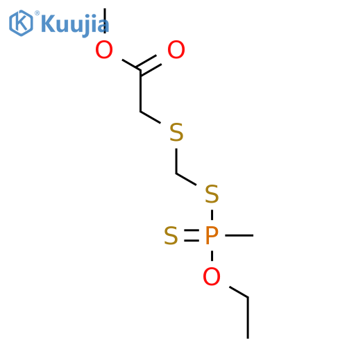 methyl 4-methyl-3-oxa-5,7-dithia-4-phosphanonan-9-oate 4-sulfide structure