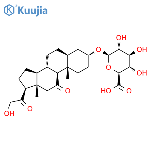 Alphadolone 3-β-D-Glucuronide structure