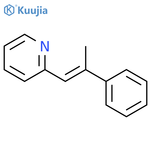 (E)-2-phenyl-1-(2-pyridyl)propene structure