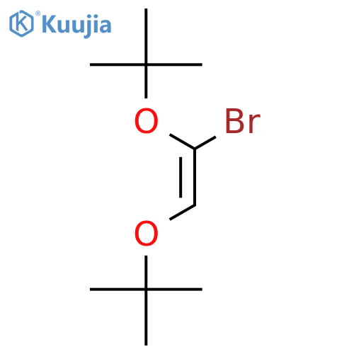 Propane, 2,2'-[[(1E)-1-bromo-1,2-ethenediyl]bis(oxy)]bis[2-methyl- structure