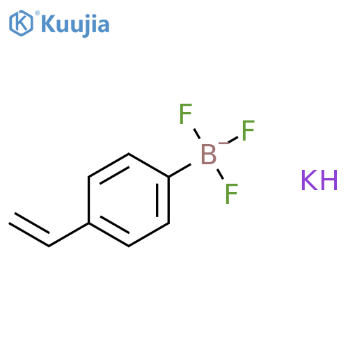 POTASSIUM 4-VINYLPHENYLTRIFLUOROBORATE structure