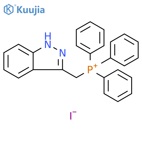 Phosphonium, (1H-indazol-3-ylmethyl)triphenyl-, iodide structure