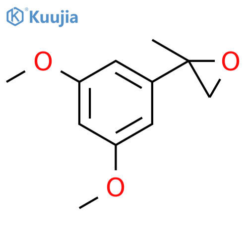 2-(3,5-dimethoxyphenyl)-2-methyloxirane structure
