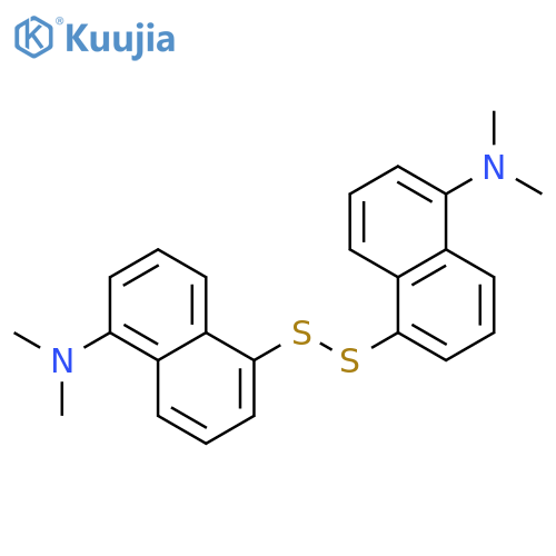1-NAPHTHALENAMINE, 5,5'-DITHIOBIS[N,N-DIMETHYL- structure