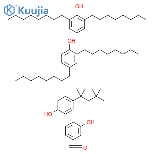 Formaldehyde,polymerwith2,4-dioctylphenol,2,6-dioctylphenol,phenoland4-(1,1,3,3-tetramethylbutyl)phenol structure