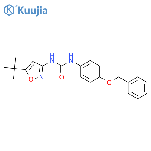 Urea,N-[5-(1,1-dimethylethyl)-3-isoxazolyl]-N'-[4-(phenylmethoxy)phenyl]- structure