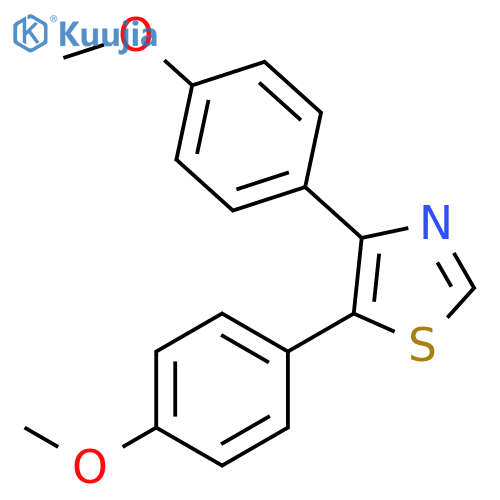 THIAZOLE, 4,5-BIS(4-METHOXYPHENYL)- structure