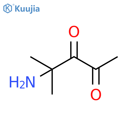 2,3-Pentanedione,4-amino-4-methyl- structure
