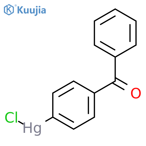 Mercury, (4-benzoylphenyl)chloro- structure