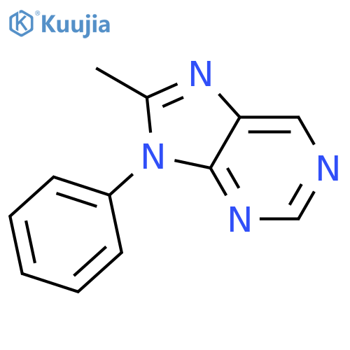 9H-Purine, 8-methyl-9-phenyl- structure