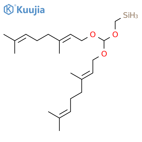 Silane,bis[(3,7-dimethyl-2,6-octadienyl)oxy]methoxymethyl-, (E,E)- (9CI) structure