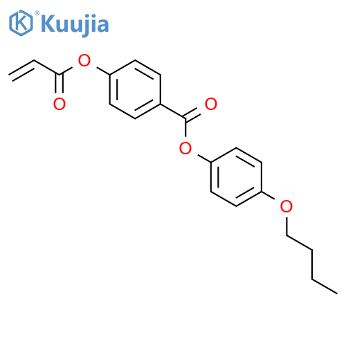4-Butoxyphenyl 4-(acryloyloxy)benzoate structure