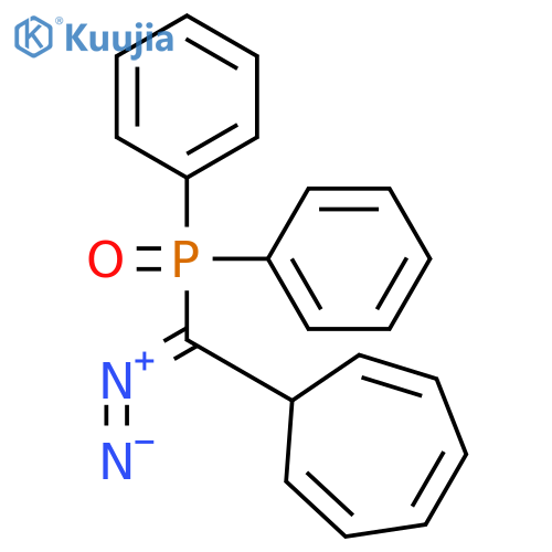 Phosphine oxide, (2,4,6-cycloheptatrien-1-yldiazomethyl)diphenyl- structure