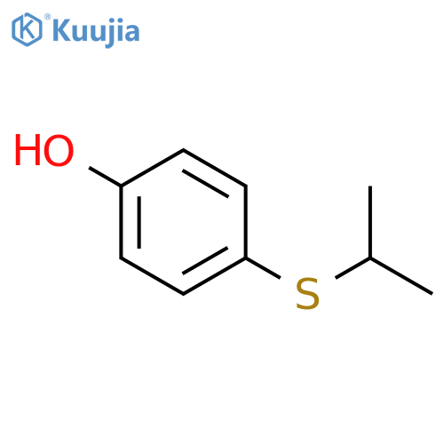 Phenol, 4-[(1-methylethyl)thio]- structure