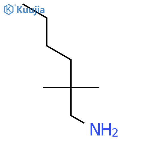 2,2-dimethylhexan-1-amine structure
