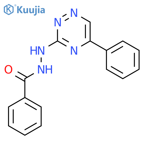 N'-(5-phenyl-1,2,4-triazin-3-yl)benzohydrazide structure