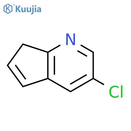 7H-CYCLOPENTA[B]PYRIDINE, 3-CHLORO- structure