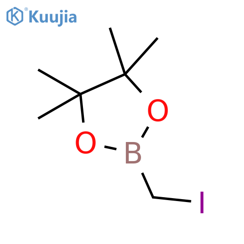 2-Iodomethyl-4,4,5,5-tetramethyl-1,3,2-dioxaborolane structure