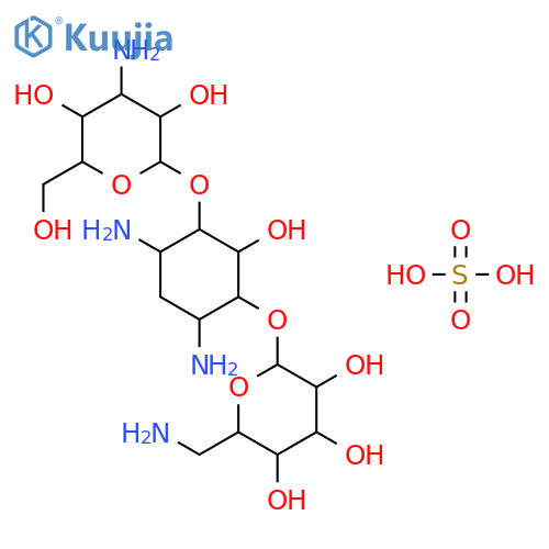 kanamycin sulfate mixture of components A structure