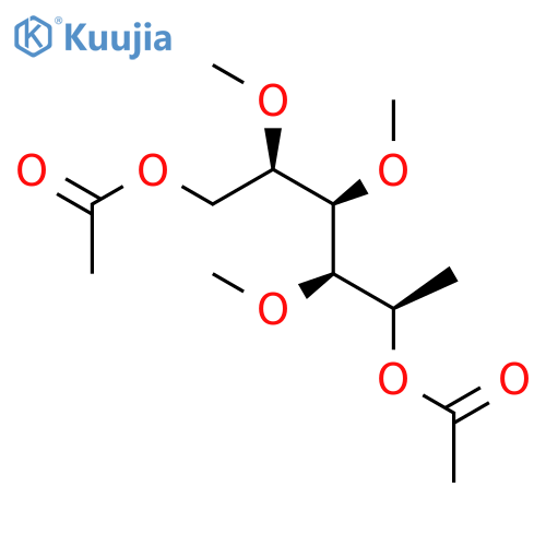 D-MANNITOL, 1-DEOXY-3,4,5-TRI-O-METHYL-, DIACETATE structure
