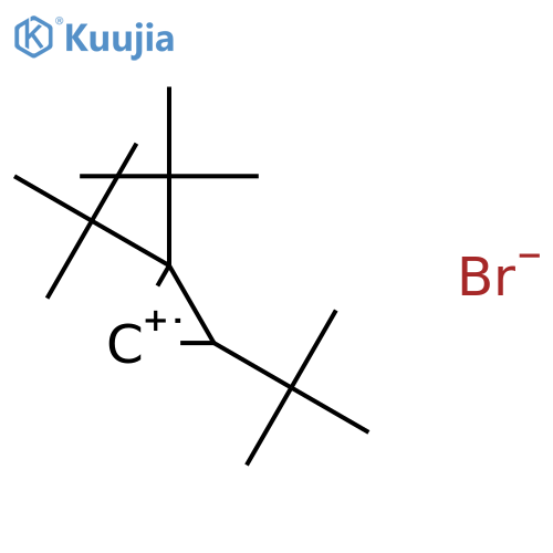 Cyclopropenylium, tris(1,1-dimethylethyl)-, bromide structure