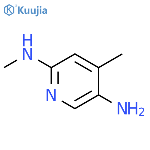 2,5-Pyridinediamine,N2,4-dimethyl- structure