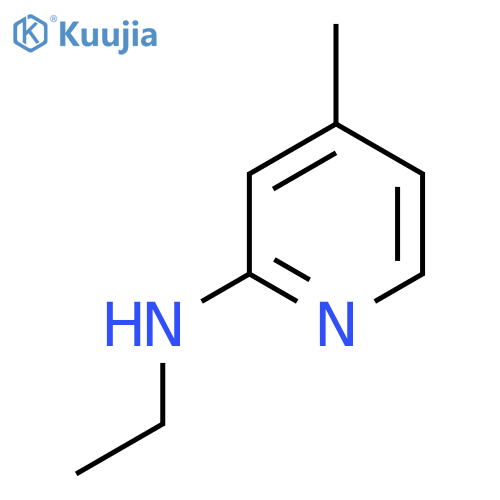 N-ethyl-4-methylpyridin-2-amine structure