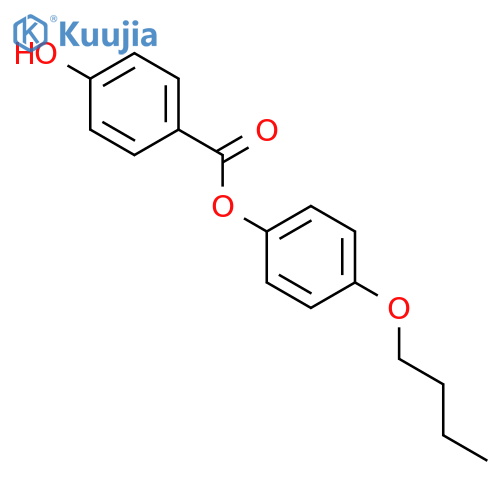 4-Butoxyphenyl 4-hydroxybenzoate structure