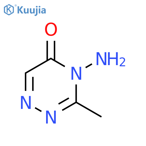 4-Amino-3-methyl-1,2,4-triazin-5(4H)-one structure