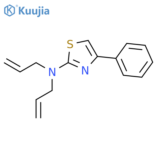 2-THIAZOLAMINE, 4-PHENYL-N,N-DI-2-PROPENYL- structure
