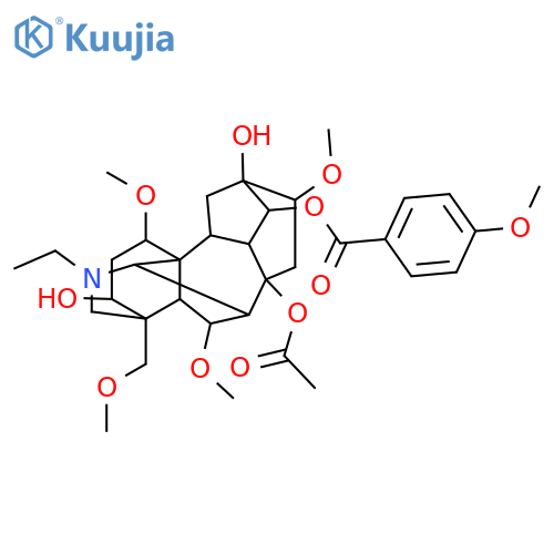 Yunaconitine structure
