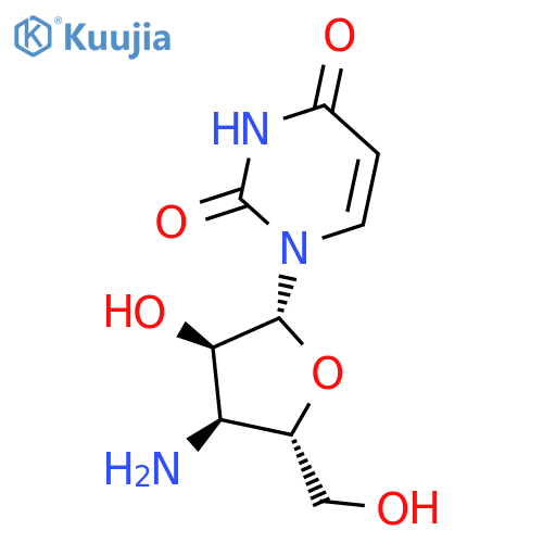 3'-Amino-3'-deoxyuridine structure