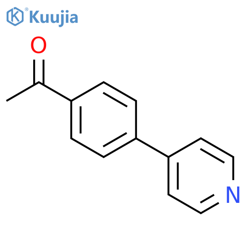 1-4-(4-Pyridinyl)phenyl-ethanone structure