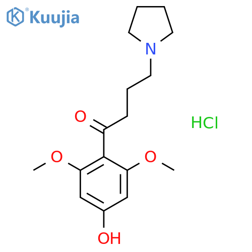 1-(4-Hydroxy-2,6-dimethoxyphenyl)-4-(1-pyrrolidinyl)-1-Butanone structure