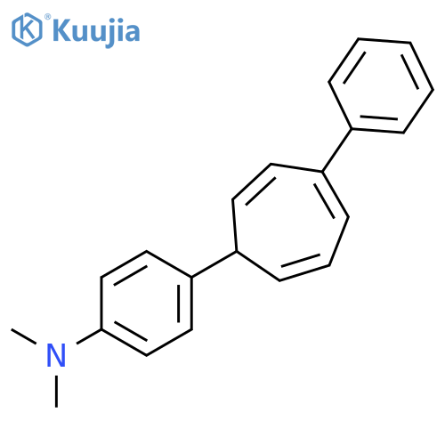 BENZENAMINE, N,N-DIMETHYL-4-(4-PHENYL-2,4,6-CYCLOHEPTATRIEN-1-YL)- structure