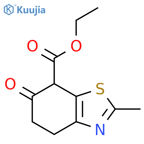 7-BENZOTHIAZOLECARBOXYLIC ACID, 4,5,6,7-TETRAHYDRO-2-METHYL-6-OXO-, ETHYL ESTER structure