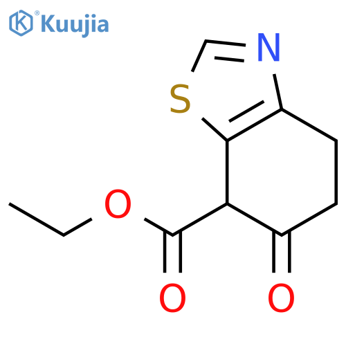 7-Benzothiazolecarboxylic acid, 4,5,6,7-tetrahydro-6-oxo-, ethyl ester structure