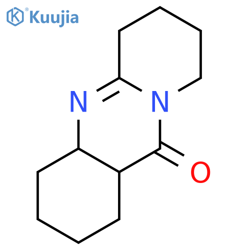 11H-Pyrido[2,1-b]quinazolin-11-one,1,2,3,4,4a,6,7,8,9,11a-decahydro-, cis- (9CI) structure