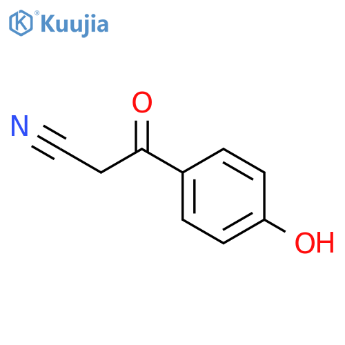 4-Hydroxybenzoylacetonitrile structure