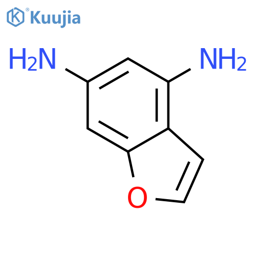 4,6-Benzofurandiamine structure