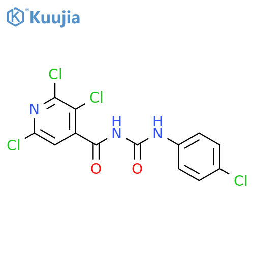 4-Pyridinecarboxamide,2,3,6-trichloro-N-[[(4-chlorophenyl)amino]carbonyl]- structure